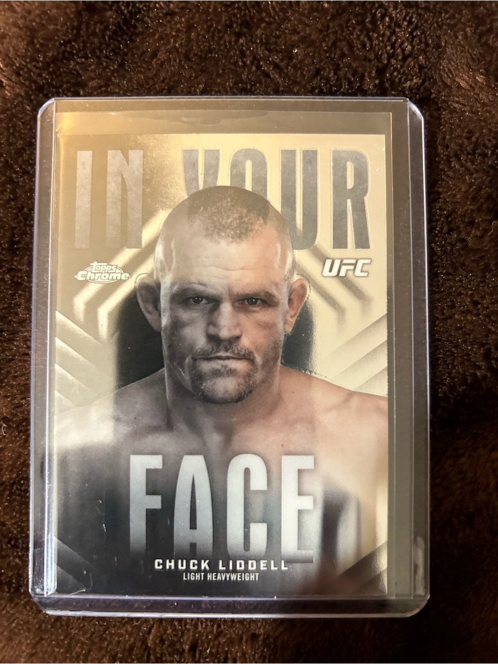 Topps Chrome UFC Trading Card - Silver, Black